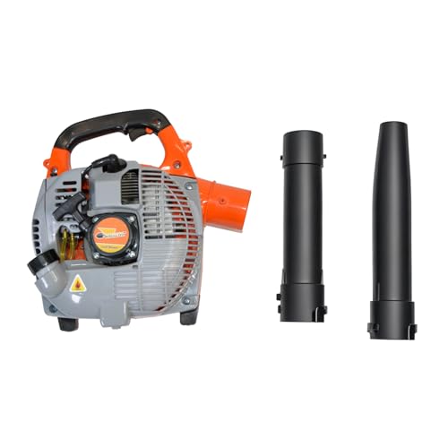 RIDALIYA 28CC Gas Leaf Blower, 1.1HP 2-Stroke Handheld Blower, 460 CFM 160 MPH High-Performance Air Volume, Lightweight Design for Lawn, Yard, and Driveway Cleanup