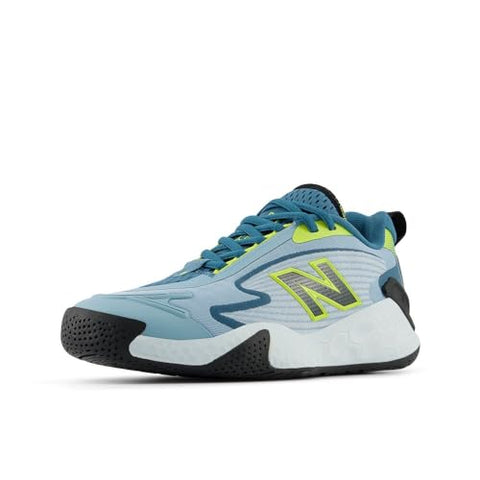 New Balance Women's Fresh Foam X CT-Rally V1 Hard Court Tennis Shoe, Quarry Blue/Terrarium, 10.5 W