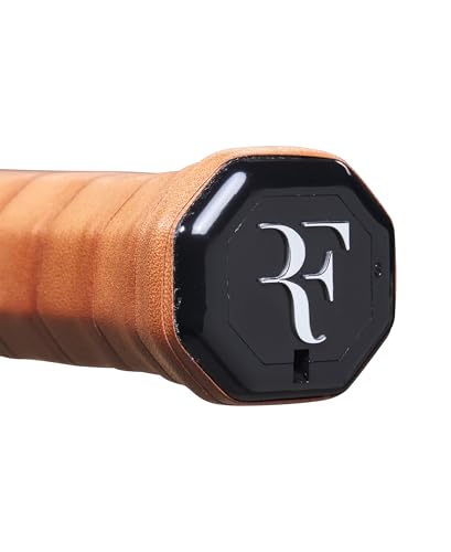 Wilson RF 01 Pro Strung Performance Tennis Racket - Grip Size 3-4 3/8", Strung with Sensation 16 Natural at Mid Range Tension