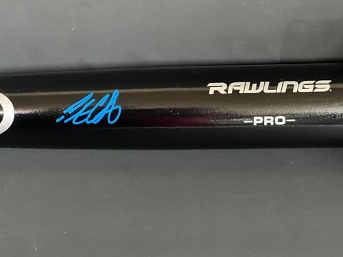 Pete Crow Armstrong Cubs Autographed Signed Black Baseball Bat Beckett Hologram