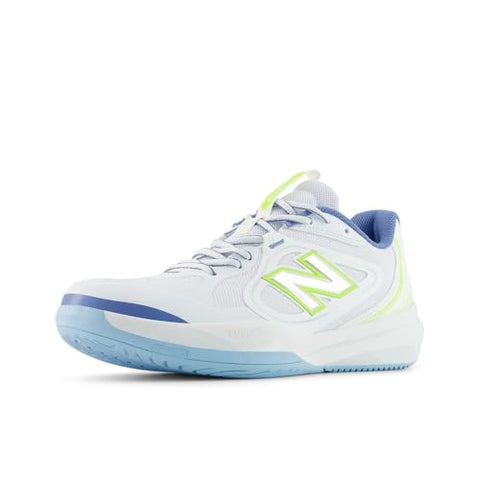 New Balance Men's FuelCell 796 V5 Pickleball Shoe, Nb 103 White/Alkaline Green, 12 W
