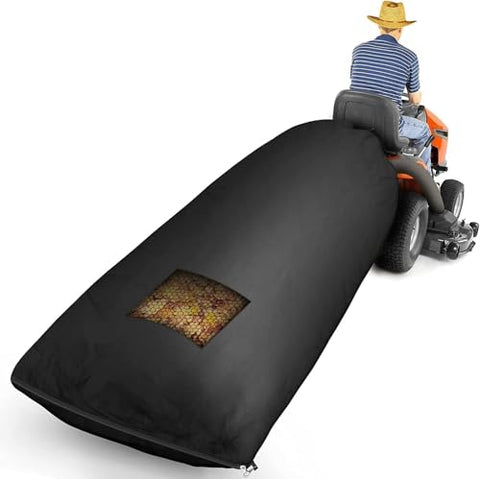 Keeswin 2025 Upgraded Large Lawn Tractor Leaf Bag, 78.7"x 51.1" Capacity Leaf Collector, Grass Catcher Bag for Fast Leaf Collection, Heavy Duty Leaf Grass Collection Bagger, Fits for Most Riding Lawn