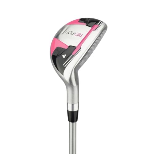 Golf Girl FWS3 Ladies Golf Clubs Set with Cart Bag, All Graphite, Left Hand, Pink
