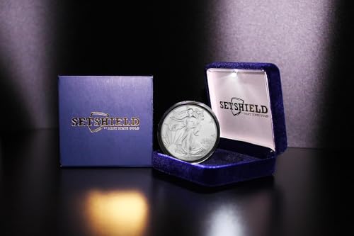 2026-1 oz American Silver Eagle Coin Brilliant Uncirculated in Capsule with Luxury SetShield LED-Lit Presentation Box and a Certificate of Authenticity $1 Seller BU