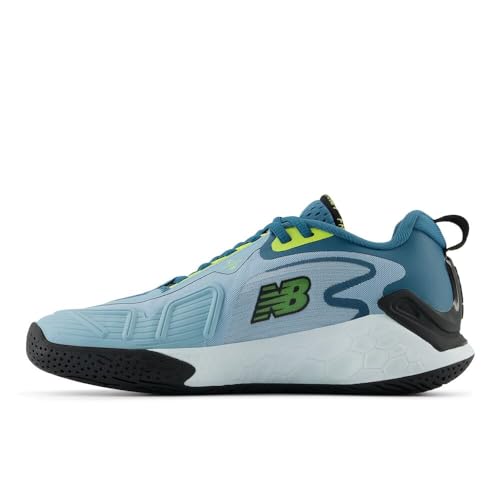 New Balance Women's Fresh Foam X CT-Rally V1 Hard Court Tennis Shoe, Quarry Blue/Terrarium, 10.5 W
