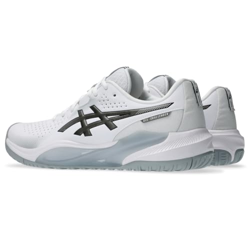 ASICS Men's Gel-Challenger 15 Tennis Shoes, 9.5, White/Gunmetal