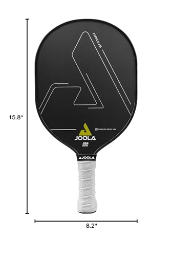 JOOLA Radius Pro Pickleball Paddle with Textured Carbon Grip Surface - Creates More Spin and Maximum Control - Largest Sweetspot - 14mm Pickleball Racket with Response Polypropylene Honeycomb Core