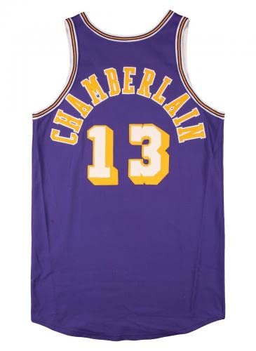 The Finest Wilt Chamberlain Signed Game Used Los Angeles Lakers Jersey MEARS A10 - Autographed NBA Jerseys