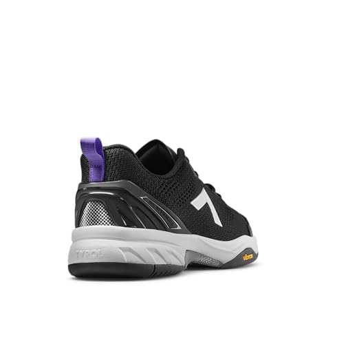 Tyrol Women's Velocity V Pickleball Shoe - Black/Purple - 8