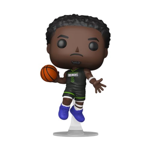 Anthony Edwards #215 Statement Edition Facsimile Signed Reprint Laser Autographed Funko POP! Basketball NBA: Minnesota Timberwolves Figurine with Protector Case