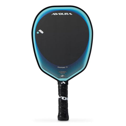 Avoura Rhapsody 13 Pickleball Paddle, Toray t700 Carbon Fiber, Designed by Pros, Sweet Spot Enhancement System, Wide-Body. Made in The USA