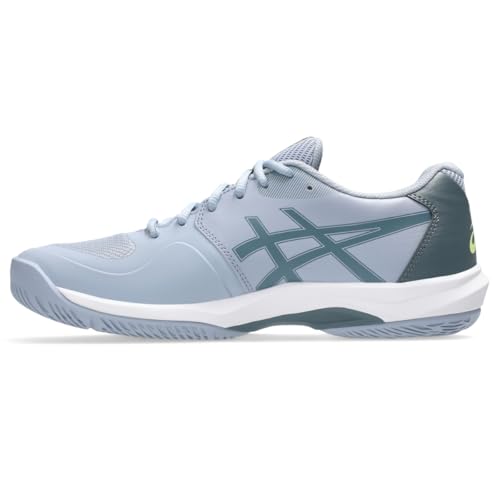 ASICS Men's Game FlyteFoam Tennis Shoes, 11.5, Grey Blue/IRONCLAD