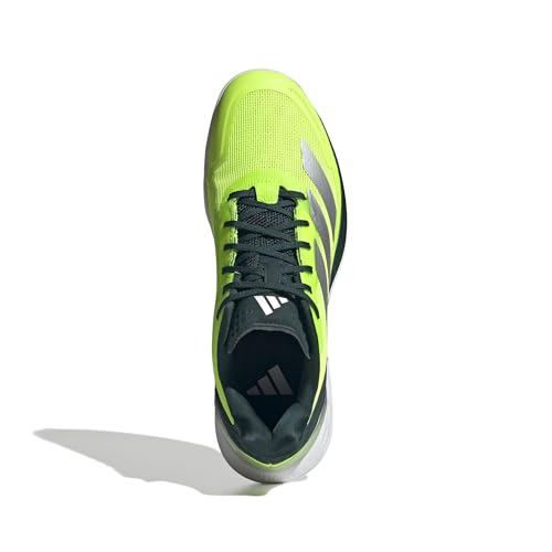 adidas Men's Defiant Speed 2 Tennis, Lucid Lemon/Silver Metallic/Aurora Ivy, 13
