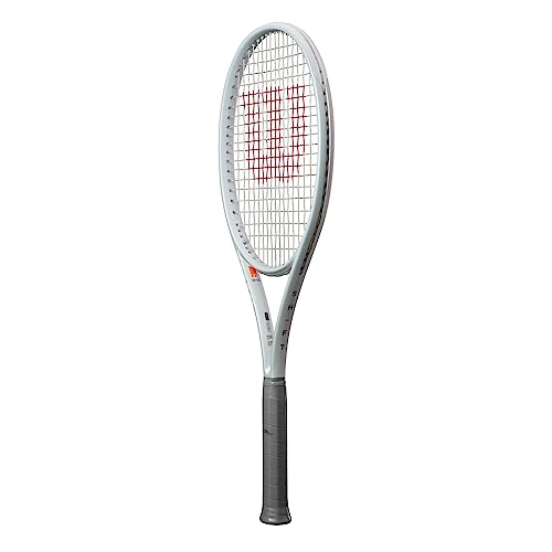 Wilson Shift 99 V1 Strung Performance Tennis Racket - Grip Size 2-4 1/4", Strung with Sensation 16 Natural at Mid Range Tension
