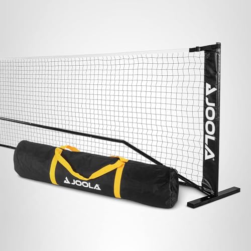 JOOLA Elemental Pickleball Net - Regulation Height 36" Posts & 34" Center, USAPA Recommended 22' Length - Steel Frame & Durable Net, Portable Pickleball Net Includes Carry Bag, Quick & Easy Assembly