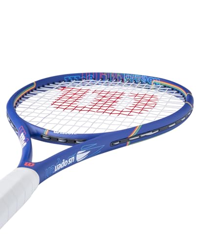 Wilson US Open GS 105 Tennis Racket - Blue, Grip Size 3-4 3/8"