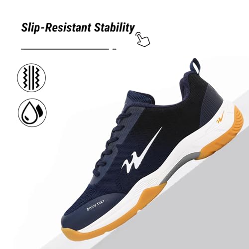 cungel-Tennis-Badmintion-Pickleball-Shoes Unisex No-Slip Pickleball & Tennis Shoes | Lightweight Breathable Court Shoes for Men and Women Blue