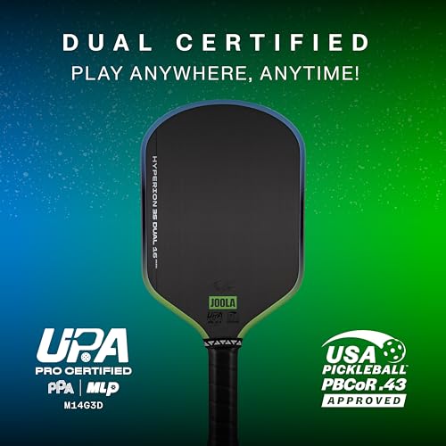 JOOLA 3S Dual Pickleball Paddles – Raw Carbon Fiber Surface – Ben Johns Perseus, Hyperion, Scorpeus & Magnus Shapes – Elongated, Wide Body & Aero Curve – 14mm/16mm Paddles – UPA-A & USAP Certified