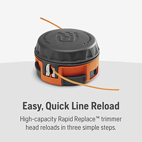 Husqvarna 330LK Gas String Trimmer, 28-cc 2-Cycle, 20-Inch Straight Shaft Gas Weed Eater with Rapid Replace Trimmer Head for Seamless String Reloading, 970545002