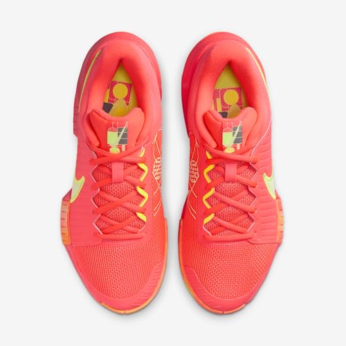 Nike Zoom Challenge Women's Pickleball Shoes (FQ4155-800, Hyper Orange/Volt/Medium Ash/Barely Volt) Size 6.5