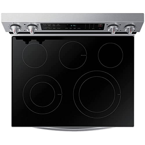 Samsung NE63A6511SS 6.3 Cu. Ft. Stainless Smart Freestanding Electric Range