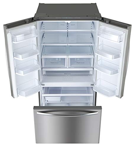 Winia WRFS26ABTD French Door Non-Dispenser Refrigerator, 26.1 Cu.Ft, Stainless Steel