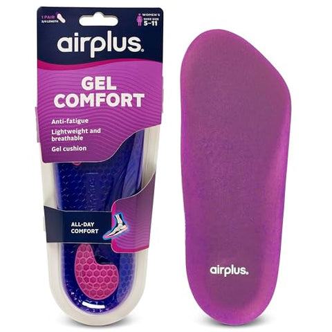 Airplus womens Women's shoe insoles, Pink, 5-11 US
