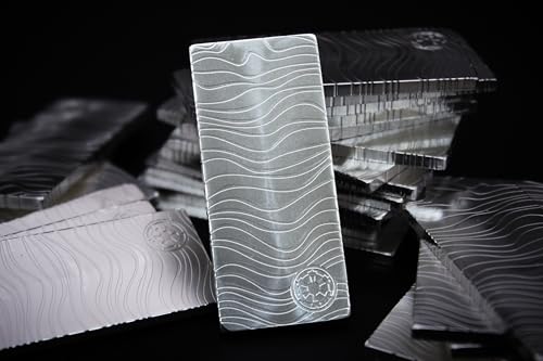 2021 - Present (Random Year) 1 oz Niue Silver Mandalorian Beskar Bar Coin by The New Zealand Mint Brilliant Uncirculated with Certificate of Authenticity $2 BU