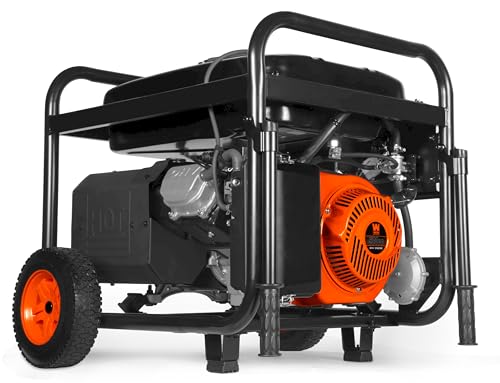 WEN 14500-Watt 120V/240V Tri-Fuel Generator, Transfer-Switch Ready with Electric Start and Wheel Kit (TF1450)