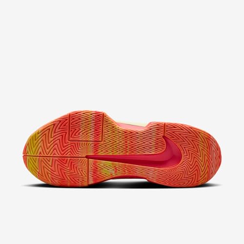 Nike Zoom Challenge Women's Pickleball Shoes (FQ4155-800, Hyper Orange/Volt/Medium Ash/Barely Volt) Size 6.5
