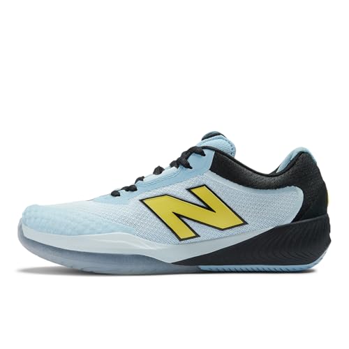 New Balance Women's FuelCell 996 V6 Tennis Shoe, Quarry Blue/Black/Firefly, 9 M