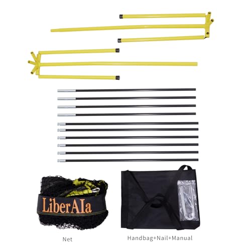 LiberAla Portable Pickleball Net & Ball Collector ，Smart Recycling Net for Pickle Ball, Tennis, Baseball Practice Equipment ，Collapsible Pickleball Trainer for Indoor/Outdoor