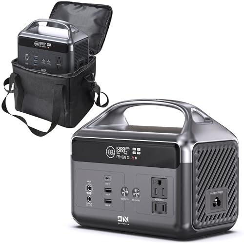 DaranEner Portable Power Station 60,000mAh with Storage Bag, 192Wh LiFePO4 Battery Backup, Solar Generator with 2×AC 300W(600W Surge) Outlets, USB-C 60W PD, for Camping, RV, Outdoor, Home Emergency