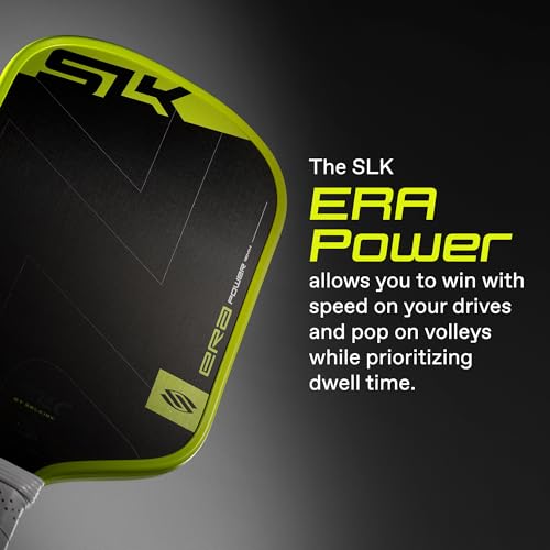 Selkirk Sport SLK ERA Power Pickleball Paddle | Carbon Fiber & Fiberglass Hybrid Face for Power, Spin & Control | Dynamic Fusion Core | Professional Pickleball Paddles | Widebody Volt