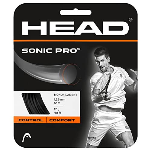 Tennis Racket String Head HEAD Sonic Pro Tennis Racket String 40' Set - 17 Gauge Monofilament Ra ...