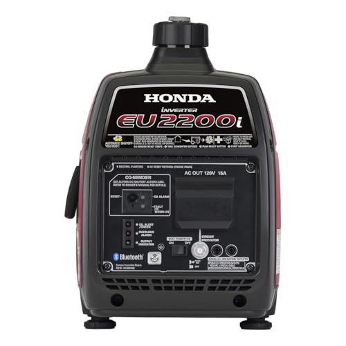 Honda 664240 EU2200i 2200 Watt Portable Inverter Generator with Co-Minder