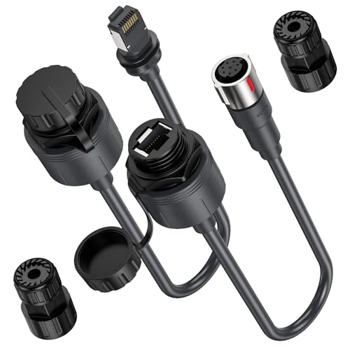XLTTYWL Starlink Performance Gen 3 Ethernet Adapter, Starlink Performance Gen 3 Cable Extension to RJ45 Coupler Waterproof (Performance Gen 3&Standard Gen 3 Ethernet Adapter)