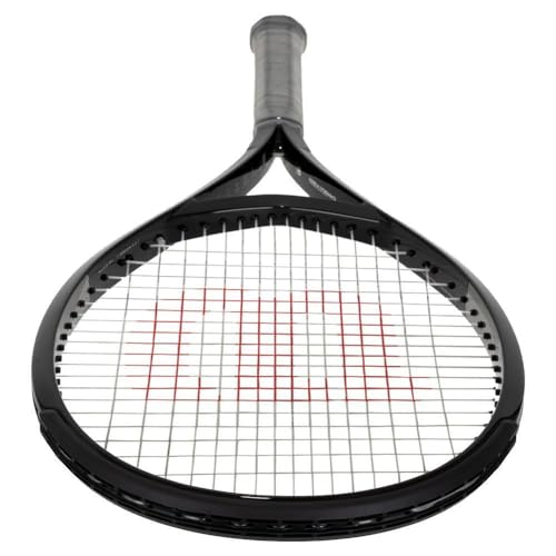 WILSON XP 1 Adult Recreational Tennis Racket - Grip Size 2-4 1/4", Black