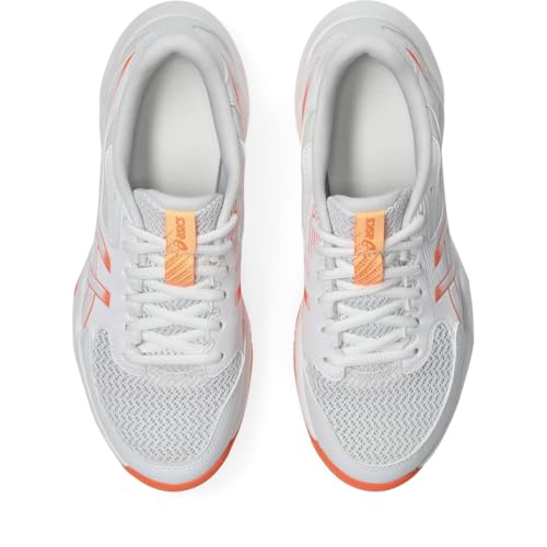 ASICS Women's Gel-Rocket 12 Volleyball Shoes, 10, White/Vivid Coral