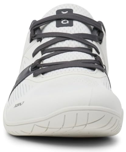 Xero Shoes Women's 360 Rally Tennis Zero Drop Court Shoe, White/Asphalt, 9