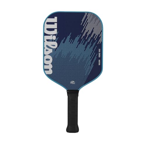 WILSON Fierce Max 13mm Pickleball Paddle - Grip Size 2-4 1/4", Blue/Navy