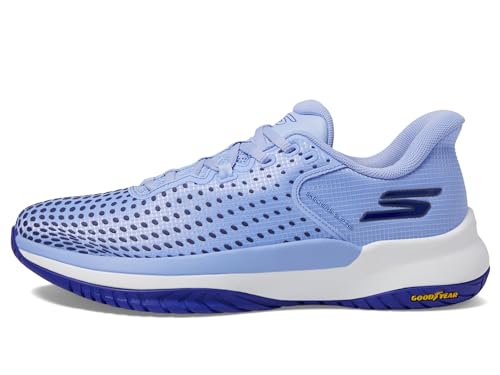 Skechers Womens Skechers Viper Court Elite Light/Blue 7.5 Medium