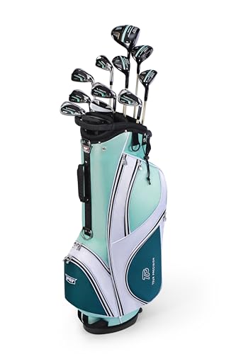 PGF Golf Gold TP Lady Complete Golf Club Package Set [17-Pieces][Flex: Ladies] [Hand: Right] [Length: Standard]