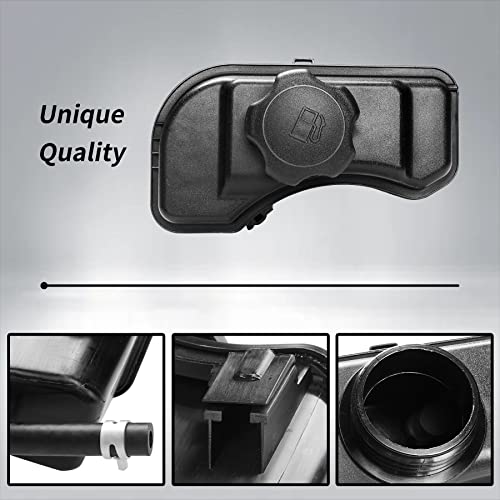 84004115 Fuel Gas Tank with Lawnmower Gas Cap Engine Fuel Tank Replacement Part Compatible with Lawn mower Engine 093J02-0093-F1 103M05-0026-F1 103M0B-0040-F1 & More, Replace#: 594112