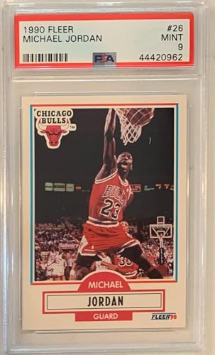 1990 Fleer Michael Jordan #26 – PSA 9 Graded (Cert #44420962) | NBA Basketball Card