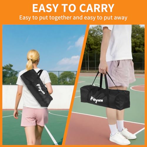 FITYCSW 6FT Small Mini Pickleball Net Portable Outdoor Driveway Net，Pickleball Dink Net for Training for Indoor and Outdoor (No Racket)
