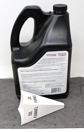 Generac 0J5323A Full Synthetic SAE 5W-30 Engine Oil 5-Quart Bottle