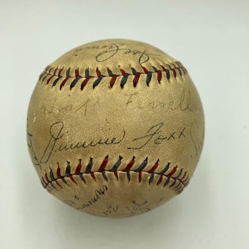 Babe Ruth & Lou Gehrig 1933 First All Star Game Signed Baseball JSA COA - Autographed Baseballs