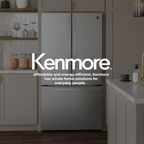 Kenmore 36" French Door Refrigerator with Freezer - Accela Chill, Adjustable Shelving, Humidity Controlled Crispers, ENERGY STAR Certified, 20.3 cu. ft. Capacity, Fingerprint Resistant Stainless Steel