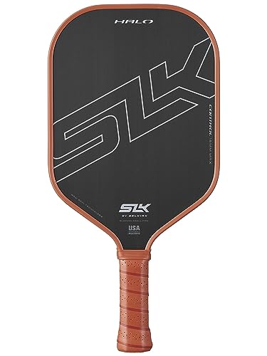 Selkirk Sport SLK Halo Raw Carbon Fiber Pickleball Paddle | Designed in The USA | Choose The T700 Raw Carbon Fiber Power, 18k Ultraweave Control, or Aramid Fiber Linkweave Thermoformed Pro